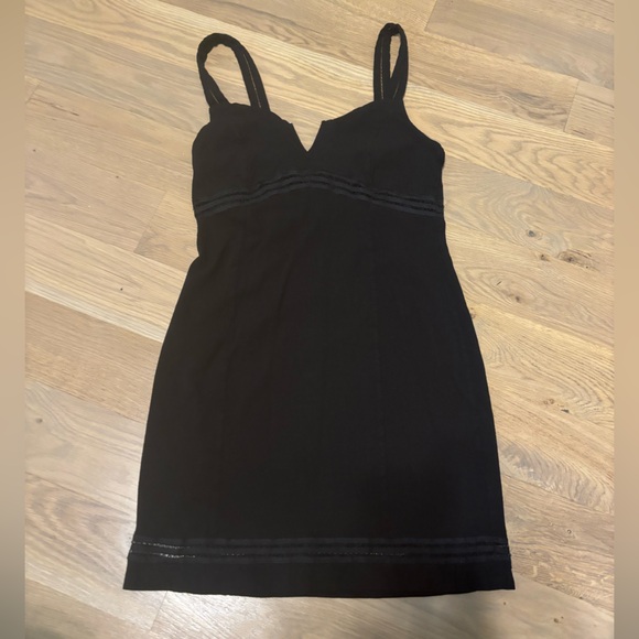 Free People Simply Be Black Bodycon Dress size medium - Picture 2 of 6
